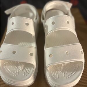 CROCS Women's White Sandals